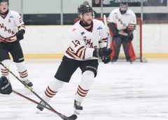 Andrew Hay, defence, Botany Swarm ice hockey team, NZIHL 2024, jersey 13
