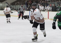 Lennart Wimmer, forward, Botany Swarm ice hockey team, NZIHL 2024, jersey 23