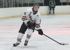 Wilson Kushniruk, forward, Botany Swarm ice hockey team, NZIHL 2024, jersey 20