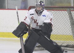 Caleb Price, defence, Botany Swarm ice hockey team, NZIHL 2025, jersey 2
