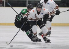 Dima Koptev, forward, Botany Swarm ice hockey team, NZIHL 2025, jersey 21