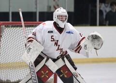 Alexa Gibson, goalkeeper, Botany Swarm ice hockey team, NZIHL 2025, jersey 30
