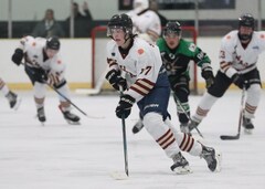 Ivan Dalmatau, forward, Botany Swarm ice hockey team, NZIHL 2025, jersey 17