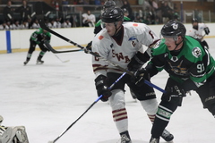 Michael Atwell, forward, Botany Swarm ice hockey team, NZIHL 2025, jersey 6