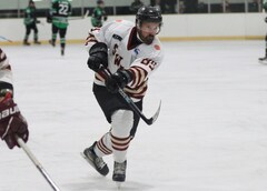 Stefan Thuler, defence, Botany Swarm ice hockey team, NZIHL 2025, jersey 85